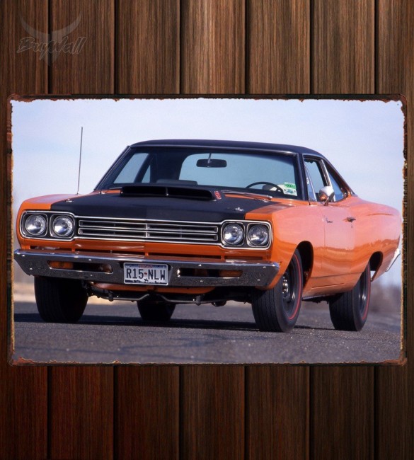 Металлическая табличка Plymouth Roadrunner Металлическая табличка Plymouth Roadrunner